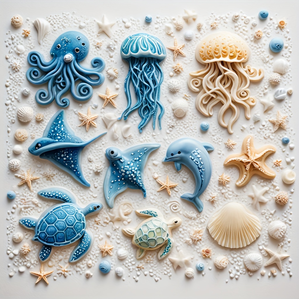 Sea Animal Silicone Mold Octop - огляд і ціна Soap Making Kit For Beginners