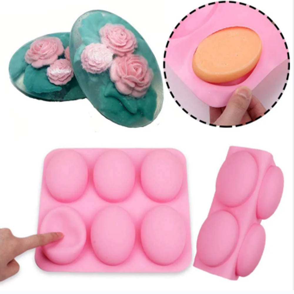 6 Cavities Multifunctional Ova - огляд і ціна Soap Making Instructions