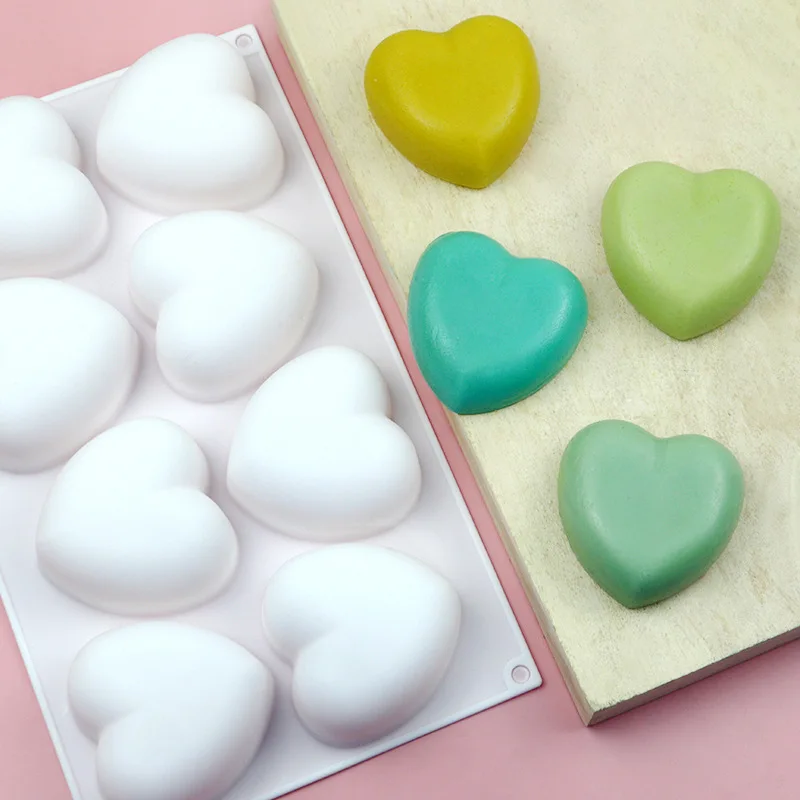 Love Heart Silicone Soap Mold  - огляд і ціна Soap Making Instructions