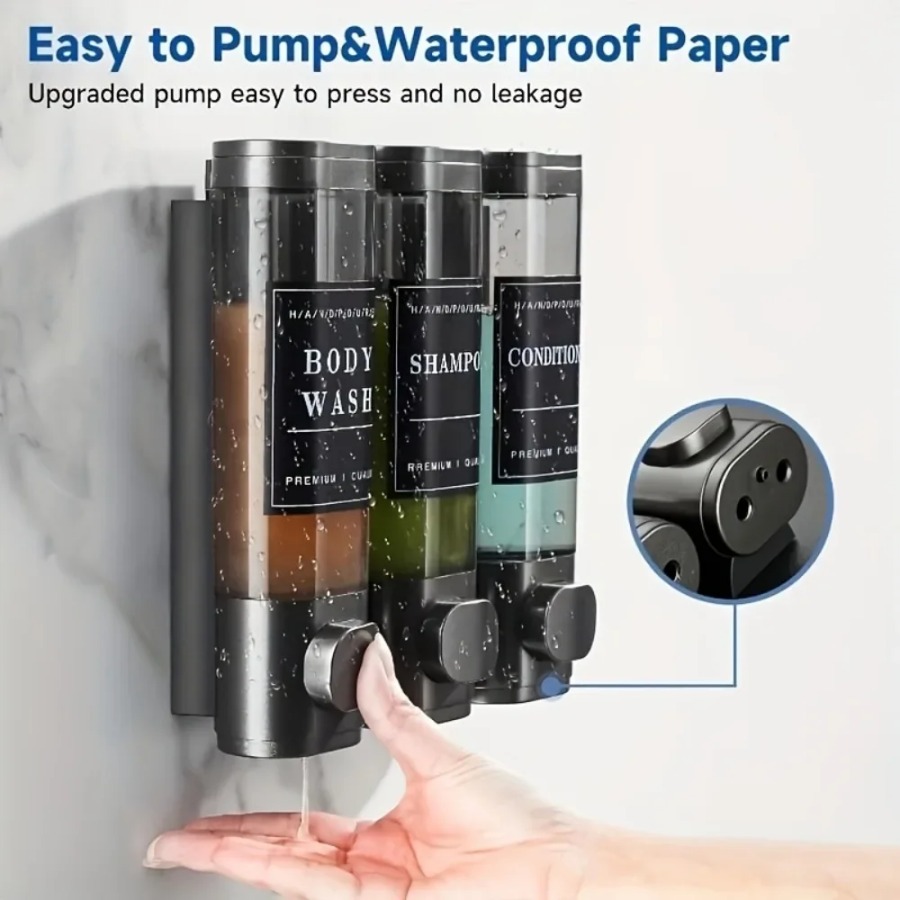 Wall Mounted Triple Shampoo Co - огляд і ціна Soap Making Diy Kit